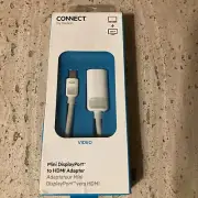 Connect By Belkin Mini DisplayPort to HDMI Adapter - Brand New