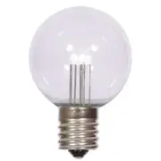 Vickerman XG50T1P G50 Transparent E17 Nickel Base LED Replacement Bulbs with ...