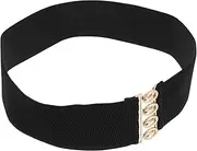 [Minkissy] Long-lasting Comfort Women's Wide Elastic Waist Belt Fashionable Retro Belt for Dresses Pants
