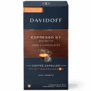 Davidoff ESPRESSO 57 RISTRETTO Coffee Pods Nespresso - 10 Capsules