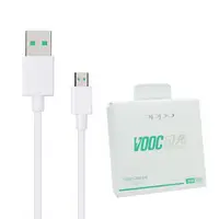 在飛比找momo購物網優惠-【OPPO】拆封新品 VOOC 原廠USB閃充傳輸充電線 D
