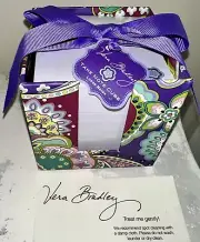 Vera Bradley HEATHER Large TAKE NOTE CUBE Paper LOT Desk Home Bag NWT #10995-144