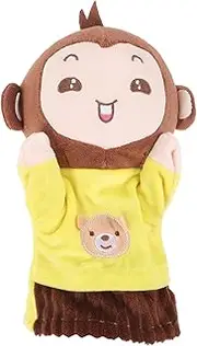 JOINPAYA Interactive Animal Hand Puppet Plush Monkey Hand Puppet Toy for Kids Toddlers Educational Playset