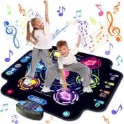 【Upgraded】 Dance Mat for Kids, Electronic Light-Up Dance Pad with Wireless Bluet