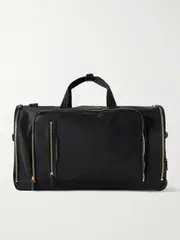 [Anya Hindmarch] Anya Hindmarch - 72 Hour Leather-trimmed Econyl® Weekend Bag - Black - One size One size Black