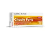 Chesty Forte 8mg -100 Tabs Chesty Cough ( Same as Bisolvon ) 1 BOX