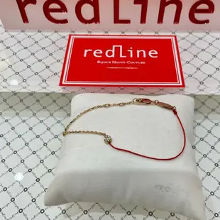 RedLine Illusion 0.05克拉圓形鑽石金全繩半繩半鏈女士手鍊