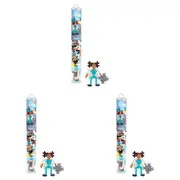 3x 100pc Plus Plus 3.5x28cm Everyday Heroes Medical Kids/Children 3D Puzzle 5y+