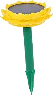 jojofuny Lotus Shaped Solar-Powered Waterproof Speaker Outdoor Portable Buddha Songs Player