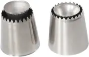 Tips, Stainless Steel Icing Piping Nozzles for Pastry Fondant Tools (H)