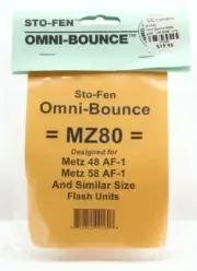 New Sto-Fen OM-MZ80 Omni-Bounce Diffuser #12898