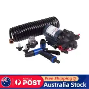 DC 12V 20LPM 70PSI deck wash mini bike car wash water pump kit