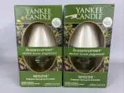 2 Yankee Candle “MISTLETOE” Housewarmer Electric Home Fragrance Diffuser Plug-In