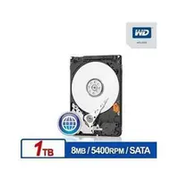 在飛比找蝦皮購物優惠-良品WD 威騰 1TB 2.5吋 8MB 5400轉 9.5