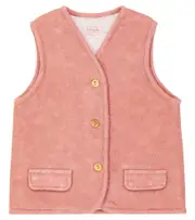 [La Coqueta] La Coqueta Valentina wool-blend vest Y 5 pink