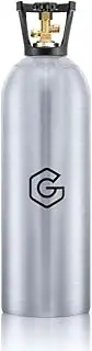 GANCOWISE 20lb Aluminum New CO2 Tank, DOT Approved Gas Cylinder with CGA 320 Valve for Kegerators and Draft Beer Dispensing