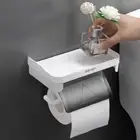 Roll/Draw Paper Dispenser Toilet Paper Holder Storage Rack Tissue Box Shelf