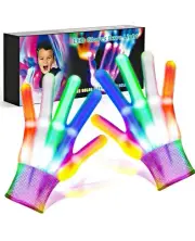 VWMYQ LED Gloves Christmas Cool Toys for Kids LED Gloves Light up Gloves Glowing