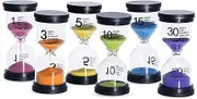 KSM UP Sand Timer Colorful Hourglass 1/3/5/8/10/15/30 Minutes Sandglass Timer Sand Clock for Kids Games Classroom Kitchen Home Office Decoration 1/3/5/10/15/30 Rainbow