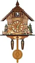 Wall Clock Retro Cuckoo Clock Living Room Wall Clock Forest Cuckoo Alarm Clock Wall Clock Children's Decorations Home Alarm Clock for Bedroom/Living Room