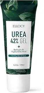 Ellocy 42% Urea Gel Max Plus Salicylic & Hyaluronic Acid - cracked heel repair callus remover gel for Elbows, Feet, and Hands, and cracked heel, calloused feet remover gel