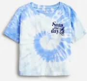 Nwt CrewCuts Girls T Shirt Size XL 12-14 J. Crew "Seas The Day" READ
