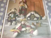 SIMPLICITY 9430 / 28" DRAFTSTOPPER OR DECORATIVE BUNNY & CLOTHES PATTERN UNCUT