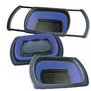 COLLAPSIBLE PLASTIC COLANDER OVER SINK STRAINER KITCHEN CARAVAN BOAT JAYCO PARTS