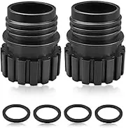 2Pcs Quick Connect Sodas Bottles Adapter Fit for Terra Art OneTouch 0.7L Stream Soda Machine, Crystal Glass Quick Bottle Cylinder Refill Connect Cap, CO2 Quick Adapter Soda Maker Valve Accessories