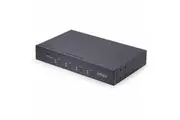 StarTech.com 4-Port KM Switch with Mouse Roaming, USB 3.0 Keyboard/Mouse Switcher for 4 Computers, 3.5mm and USB Audio, TAA Comp