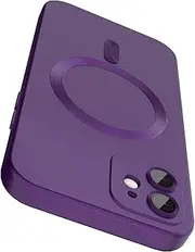 TNQBP Magnetic Case for iPhone 11, Luxury Ultra Soft Matte Metallic Lustre, Light Slim and Shockproof, with Lens Edge Raised Protection Design for iPhone 11 6.1 inch, Purple