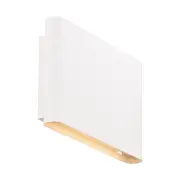 WAC Tablet 2Lt LED Outdoor Wall Light, White/Frosted - WS-W250305-CS-WT