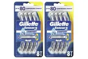Gillette Sensor 3 Disposable Razor & Blade (16 Pack)
