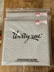 **NEW** THIRTY ONE WALL TOGETHER PINBOARD (SET OF 2) DANCING DOTS TAUPE