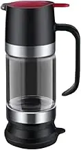 Glass Honey Dispenser Pot 300ml Easy Refill Syrup Dispenser Jar with Spoon Maple Jar Honey Clear Accessories Syrup