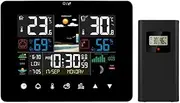 Wireless Weather Station with Outdoor Sensor, Wireless Digital Weather Indoor/Outdoor Forecast with Touch Screen Table Desk Clock Temperature Humidity Meter, for Offices, Classrooms, Home