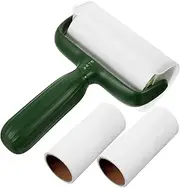GANAZONO 1Set Portable Sticky Lint Roller for Pet Hair Removal Replacement Included for Clothes Carpets and Furniture Compact Design for Easy Travel and Home Use