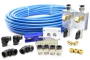 Rapid Air Garage Shop Compressed Air Line Kit Complete System 100 ft 1/2"