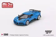 MINI GT 1:64 Bugatti Centodieci Blu Bugatti Mijo Diecast Model Car