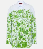 Gucci Gucci Flowers striped cotton shirt