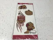 NRL RUGBY STATE OF ORIGIN QLD MAROONS 4 SET TATTOS SET, NEW, SEALED, CHAMPIONS 1