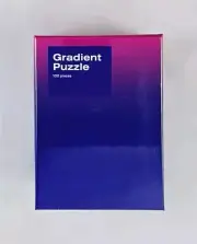 New - Areaware Gradient Puzzle Pink/Blue 100 piece Jigsaw Puzzle Bryce Wilner