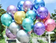 50x Thick Chrome Metallic Helium Balloon