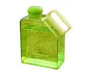 1L Drinking Bottle Convenient Reusable Large Capacity Square Macaron Color Water Bottle for Outdoor Green