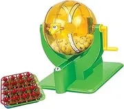 Generic Family Bingo Game Set with Mini Lottery Balls and Selection Device, Three Color Balls