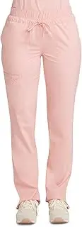 [Cherokee] Workwear Revolution Women Scrubs Pant Mid Rise Tapered Leg Drawstring WW105