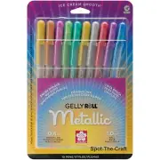 Sakura Gelly Roll Pen Set Metallic Opaque 10 Medium Line 57370