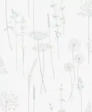 Graham and Brown Botanical Elegant Farmhouse Meadow - Duck Egg Set of 4 Rolls