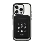 Snappy MagSafe Wallet Snappy™ BioVeg Wallet MagSafe Compatible BLVCK Floral Logo Snappy Wallet