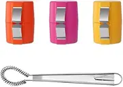 Egg Shell Opener, Egg Shell Opener for Hard Boiled Eggs, Egg Cracker Tool, Egg Separator for Eggs, Hard Boiled Egg Peeler, with Hand Whisk, for Home Kitchen Use (3 Pcs) (Style1, One Size)